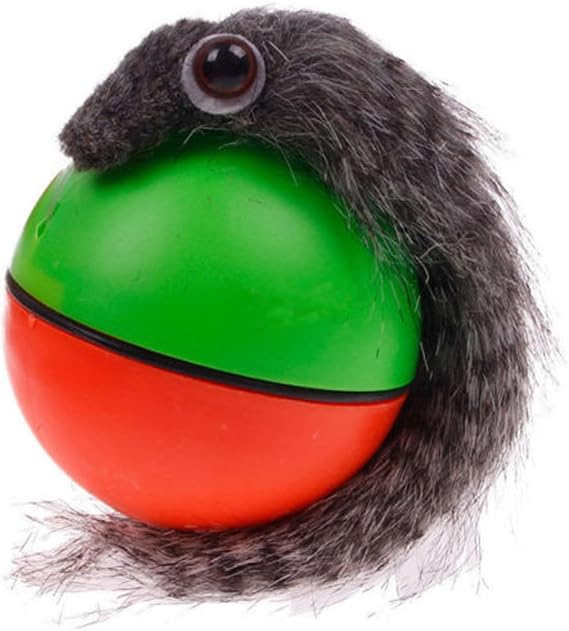 Juguete para Gatos Pelota con Ratón de Peluche